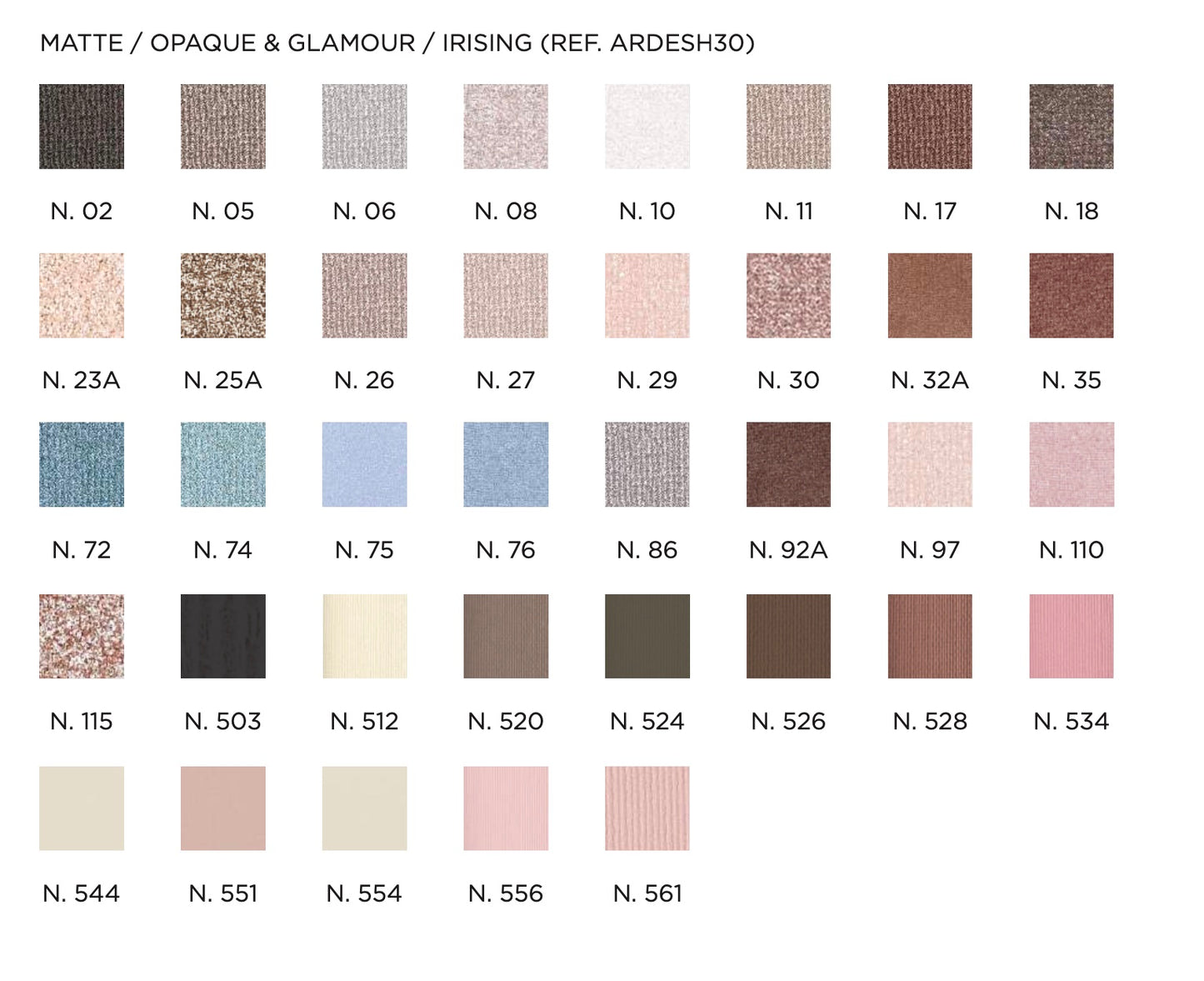 EYESHADOW fards à paupières pour Beauty box