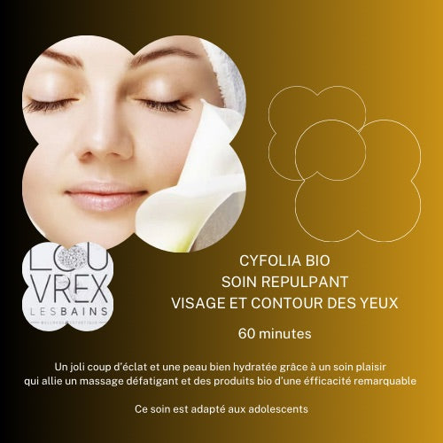 CYFOLIA BIO soin repulpant éclat visage 60 minutes