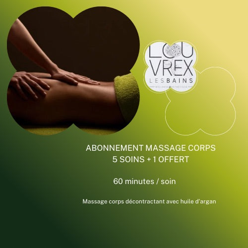 ABONNEMENT MASSAGE CORPS