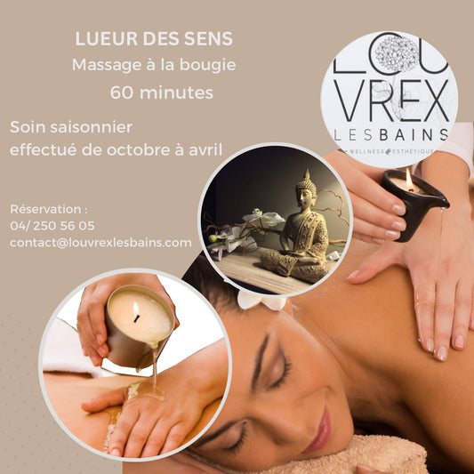 LUEUR DES SENS Massage à la bougie 60 minutes