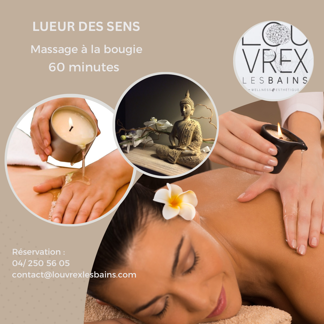 LUEUR DES SENS Massage à la bougie 60 minutes