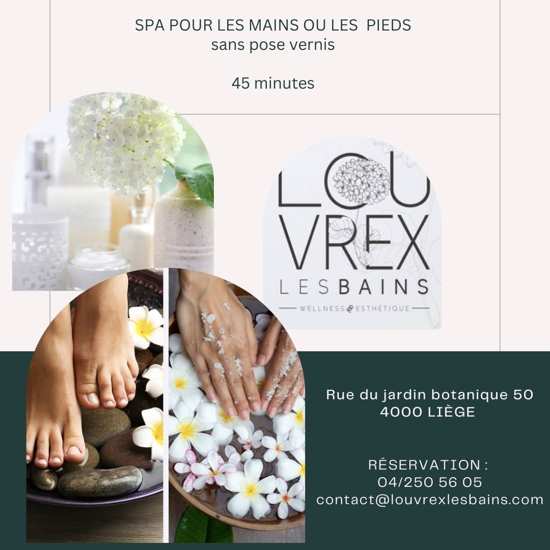 SPA DES MAINS OU DES PIEDS 45 minutes